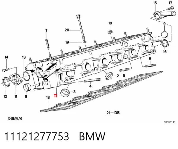 ГБЦ 11121277753 BMW