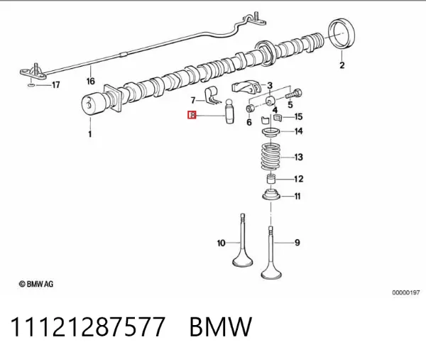 Гідрокомпенсатор 11121287577 BMW