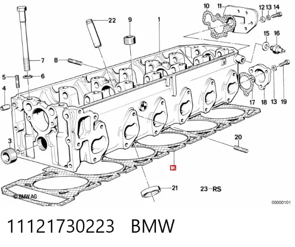 Прокладка ГБЦ 11121730223 BMW