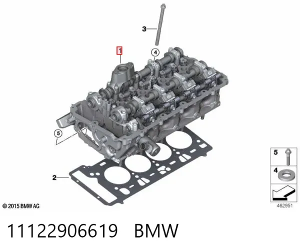 ГБЦ 11122906619 BMW