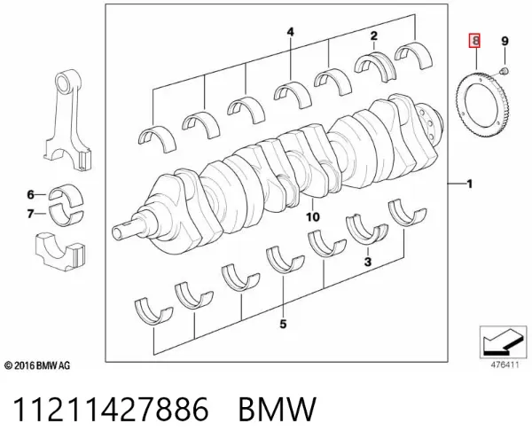  11211427886 BMW