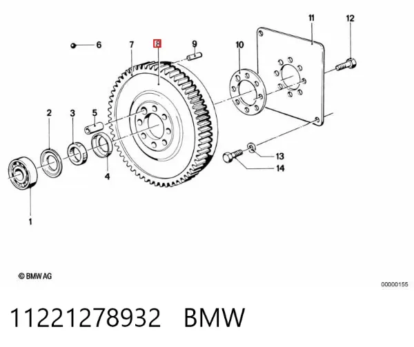 Маховик 11221278932 BMW