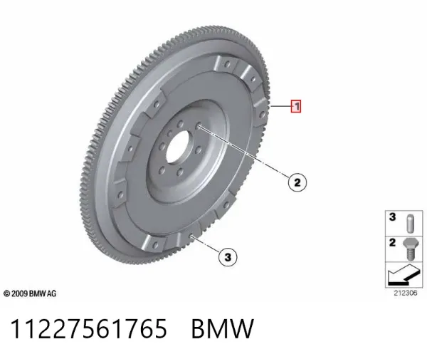 Маховик 11227561765 BMW