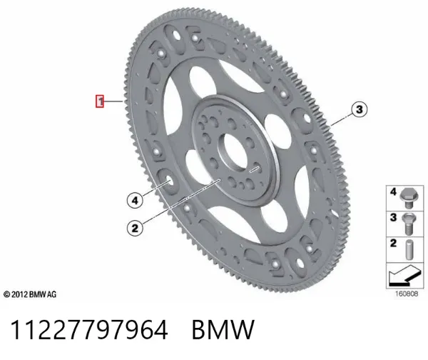 Маховик 7797964 BMW
