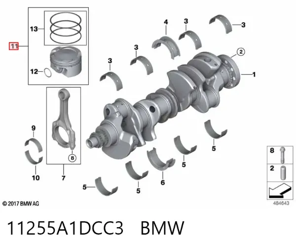  11255A1DCC3 BMW