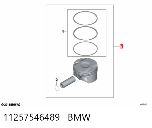 Натягувач ланцюга ГРМ 11257546489 BMW