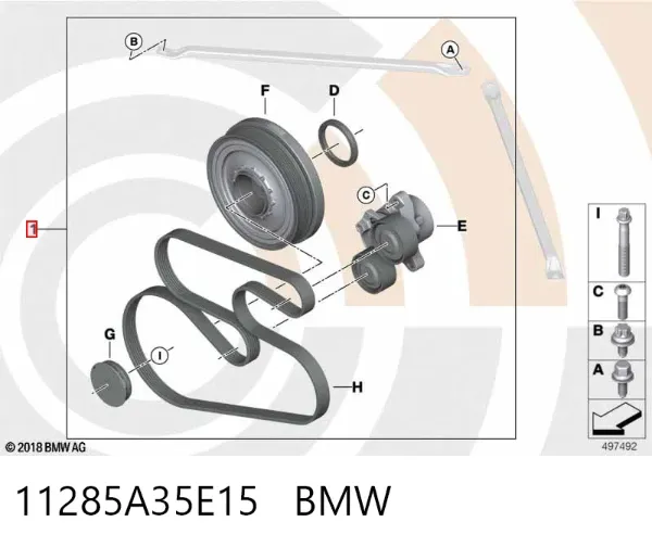  11285A35E15 BMW