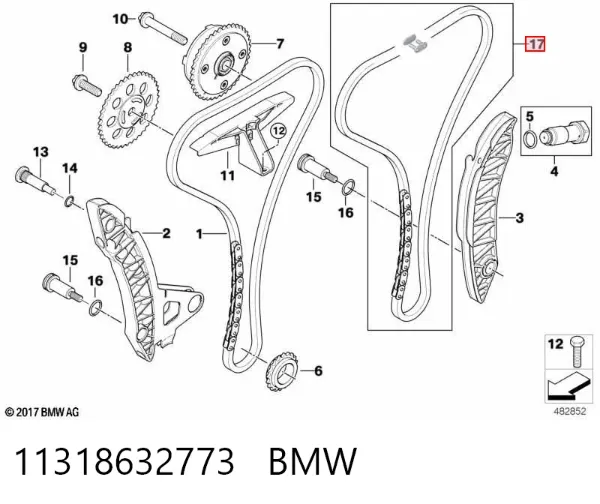 Ланцюг ГРМ 11318632773 BMW
