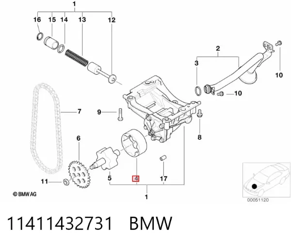  11411432731 BMW