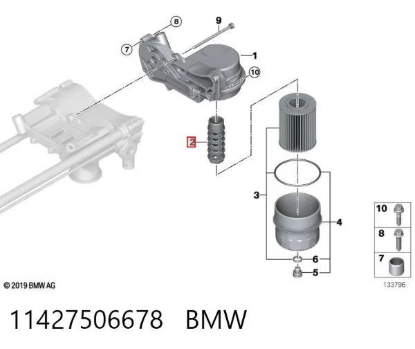 Масляний фільтр 11427506678 BMW