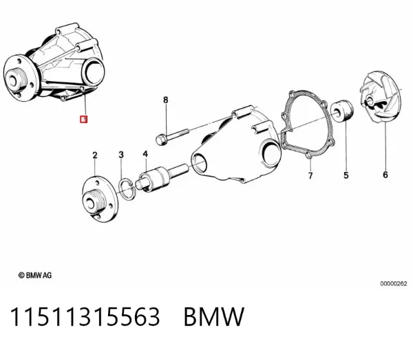 Помпа 11511315563 BMW