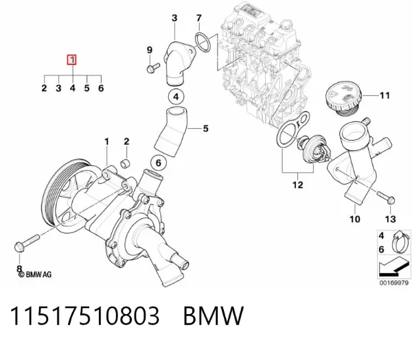Помпа 11517510803 BMW