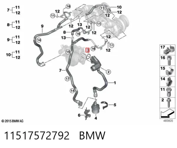 Прокладка кришки горловини, маслозаливної 11517572792 BMW