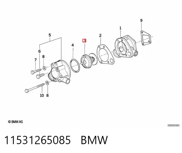 Термостат 11531265085 BMW