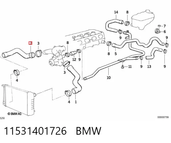  11531401726 BMW