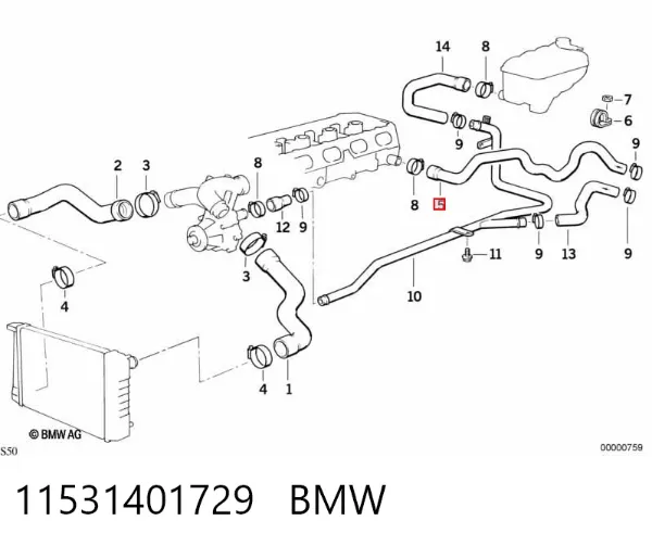  11531401729 BMW