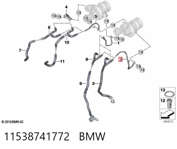  11538741772 BMW