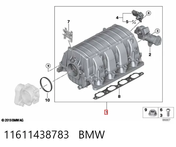 Впускний колектор BMW X5 E53
