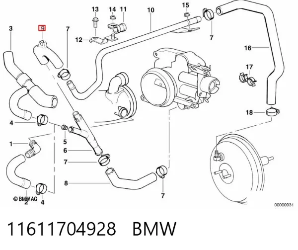  11611704928 BMW