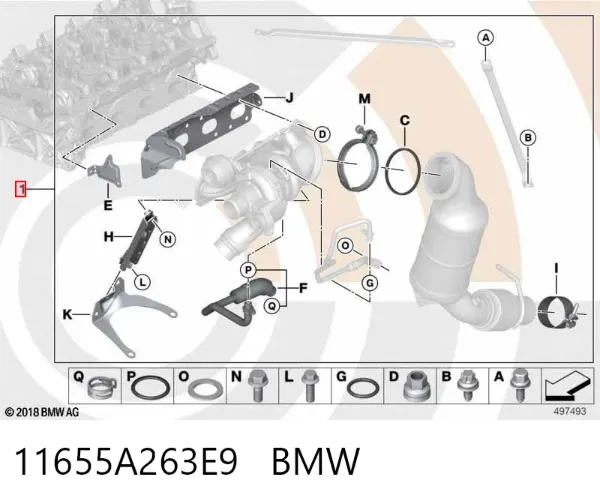  11655A263E9 BMW