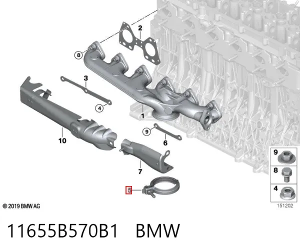  11655B570B1 BMW