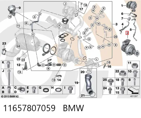 Турбіна 11657807059 BMW