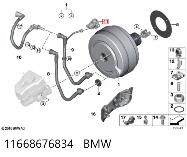 МАП Сенсор 11668676834 BMW
