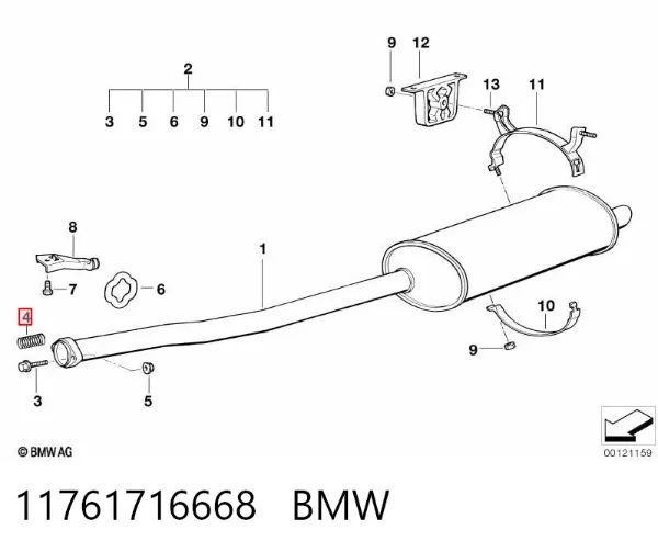  11761716668 BMW