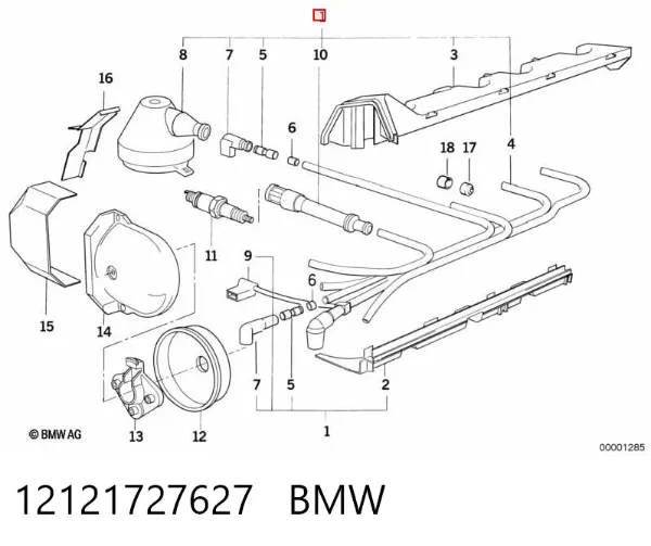 Високовольтні дроти 12121727627 BMW