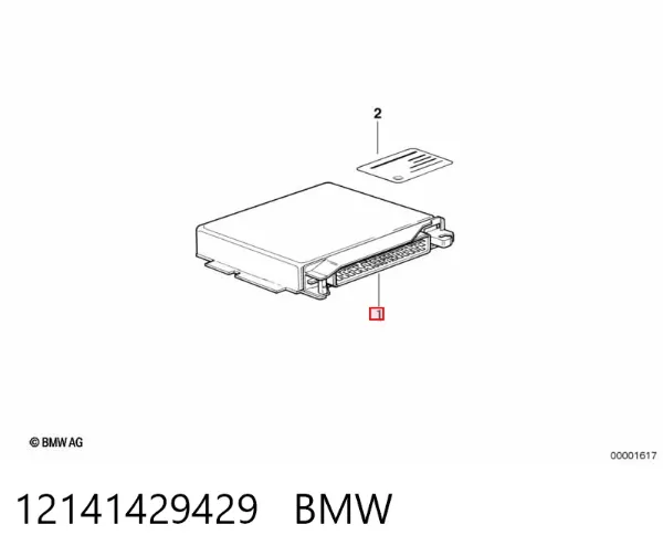 Електронний блок керування двигуном 12141429429 BMW