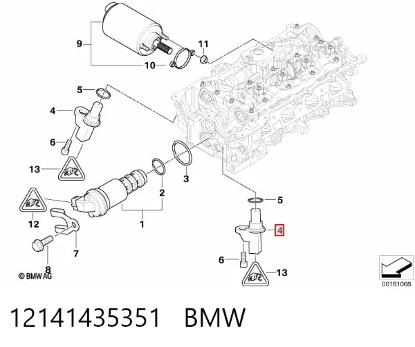 Датчик распредвалу 12141435351 BMW