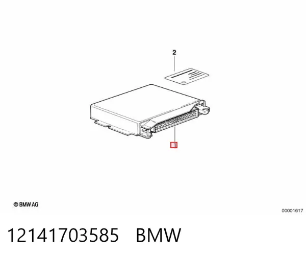 Електронний блок керування двигуном 12141703585 BMW