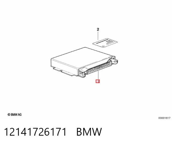 Електронний блок керування двигуном 12141726171 BMW