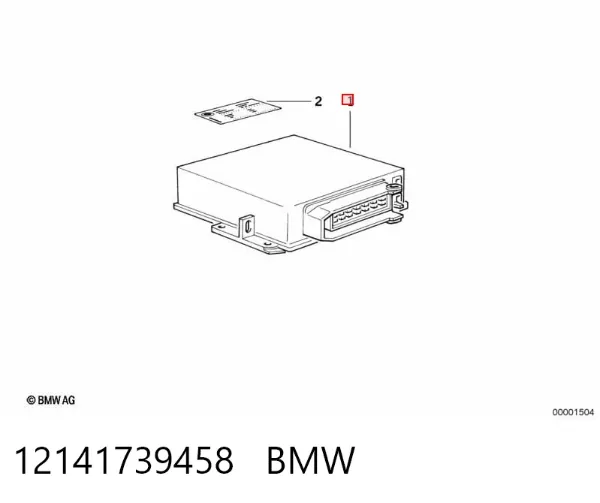 Електронний блок керування двигуном 12141739458 BMW