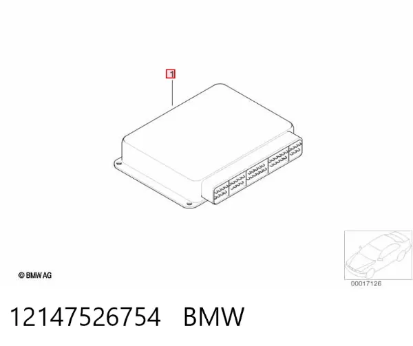 Електронний блок керування двигуном 12147526754 BMW