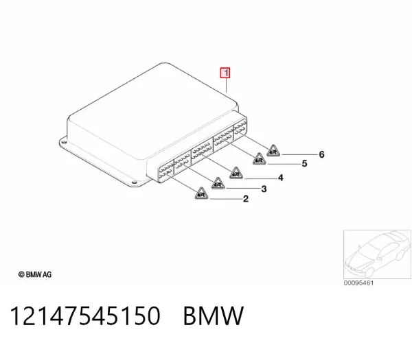 Електронний блок керування двигуном 12147545150 BMW