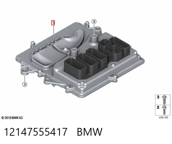 Електронний блок керування двигуном 12147555417 BMW