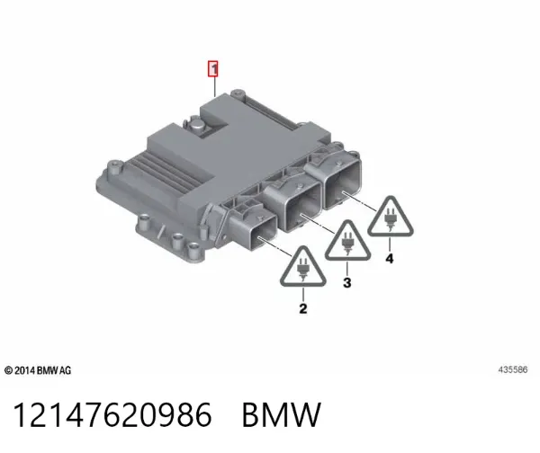 Електронний блок керування двигуном 12147620986 BMW