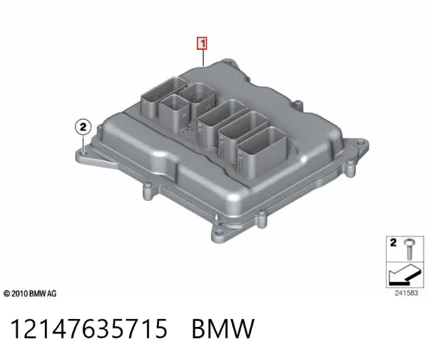 Електронний блок керування двигуном 7646764 BMW