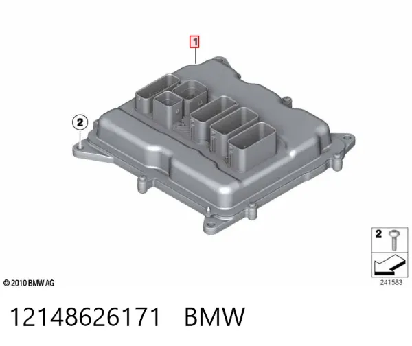 Електронний блок керування двигуном 12148626171 BMW