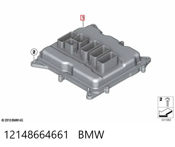 Електронний блок керування двигуном 12148664661 BMW