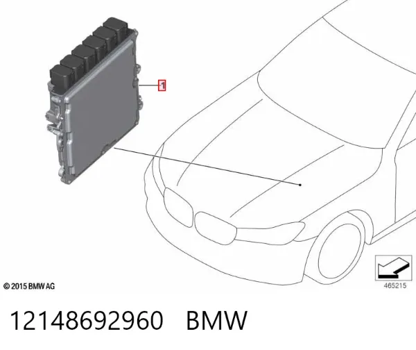 Електронний блок керування двигуном 12148692960 BMW