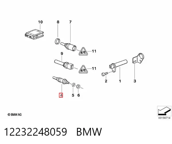 Свічка накалу 12232248059 BMW