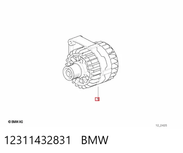 Генератор 12311432831 BMW