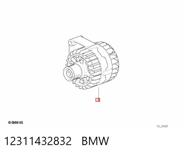 Генератор 12311432832 BMW