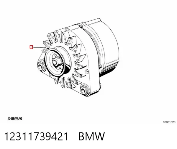 Генератор 12311739421 BMW