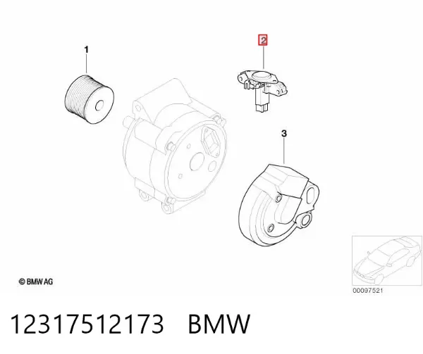  12317512173 BMW