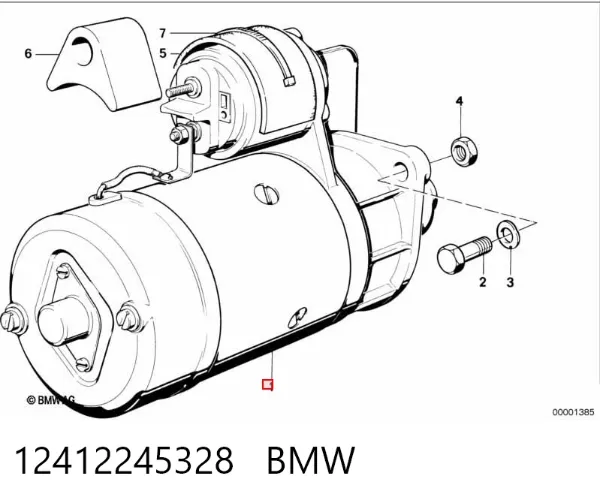 Стартер 12412245328 BMW