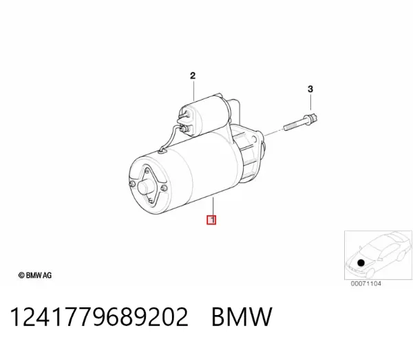 Стартер 1241779689202 BMW