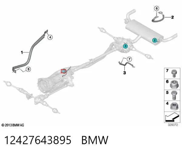  12427643895 BMW